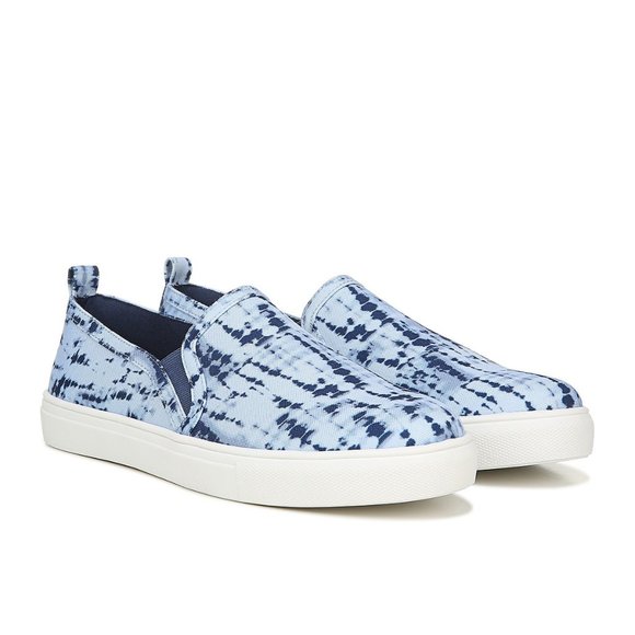 Fergalicious Blue Tie Dye Slip On Sneaker - Picture 2 of 3